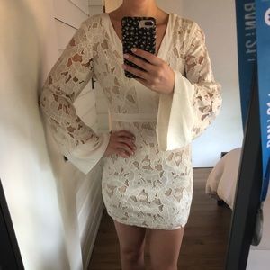 Missguided White Mini Dress - Perf for Bach Party!